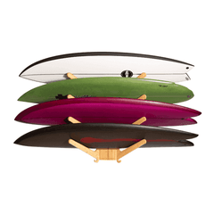 Living in Sunshine Sun Rack Wall Surfboard Rack, 4 Boards