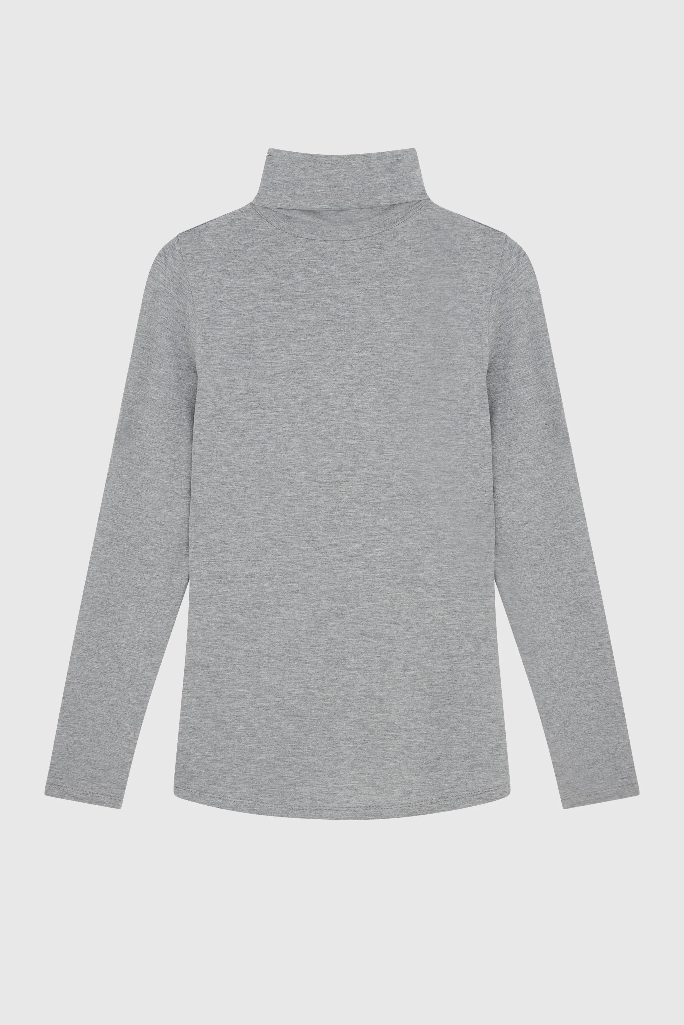 Women's Roll Neck Top – Micro Modal, Six Colours, UK 8-18