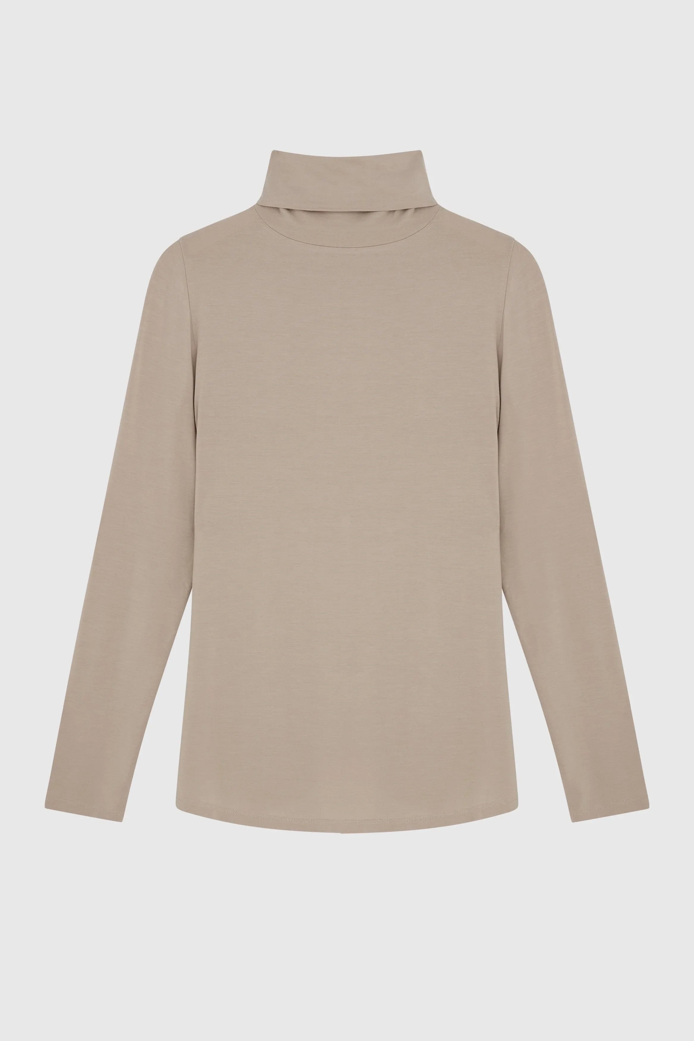 Women's Roll Neck Top – Micro Modal, Six Colours, UK 8-18