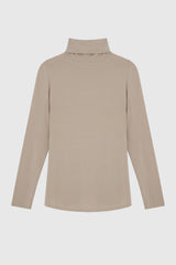 Women's Roll Neck Top – Micro Modal, Six Colours, UK 8-18