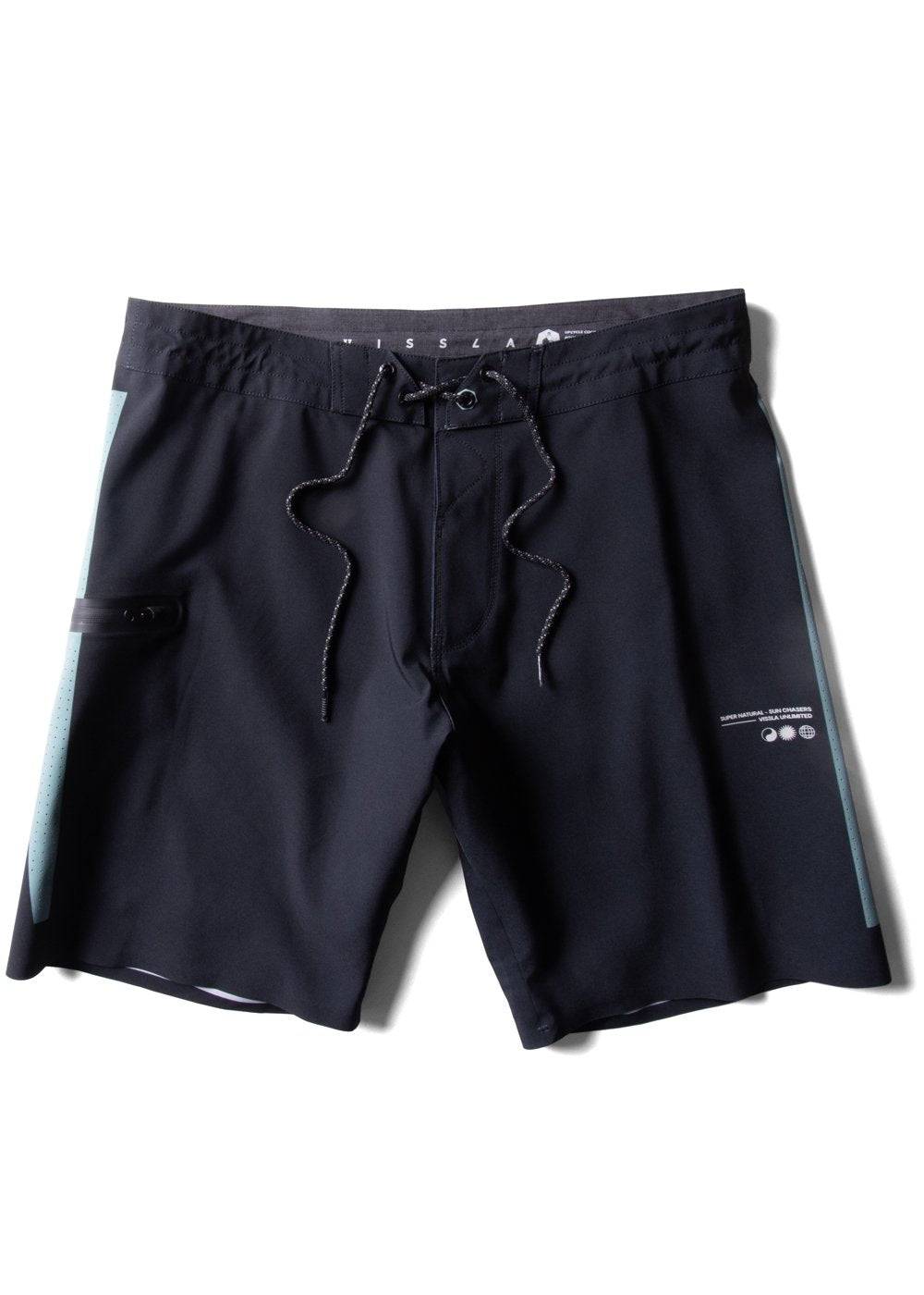 Vissla Men's High Seas 18.5 Inch Board Shorts, Laser Cut Detail