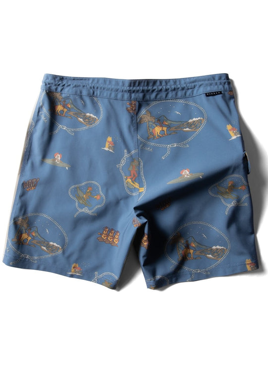 Vissla Men's Wavy West 17.5 Inch Board Shorts, Jack Soren Artwork