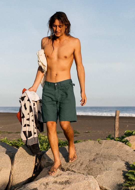 Vissla Men's Pismo Painter Shorts, Organic Cotton Canvas