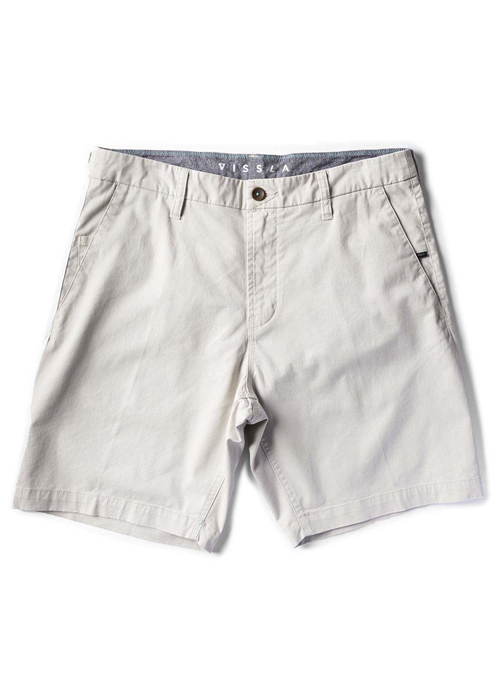 Vissla Men's No See Ums 18 Inch Chino Shorts, Organic Cotton Stretch