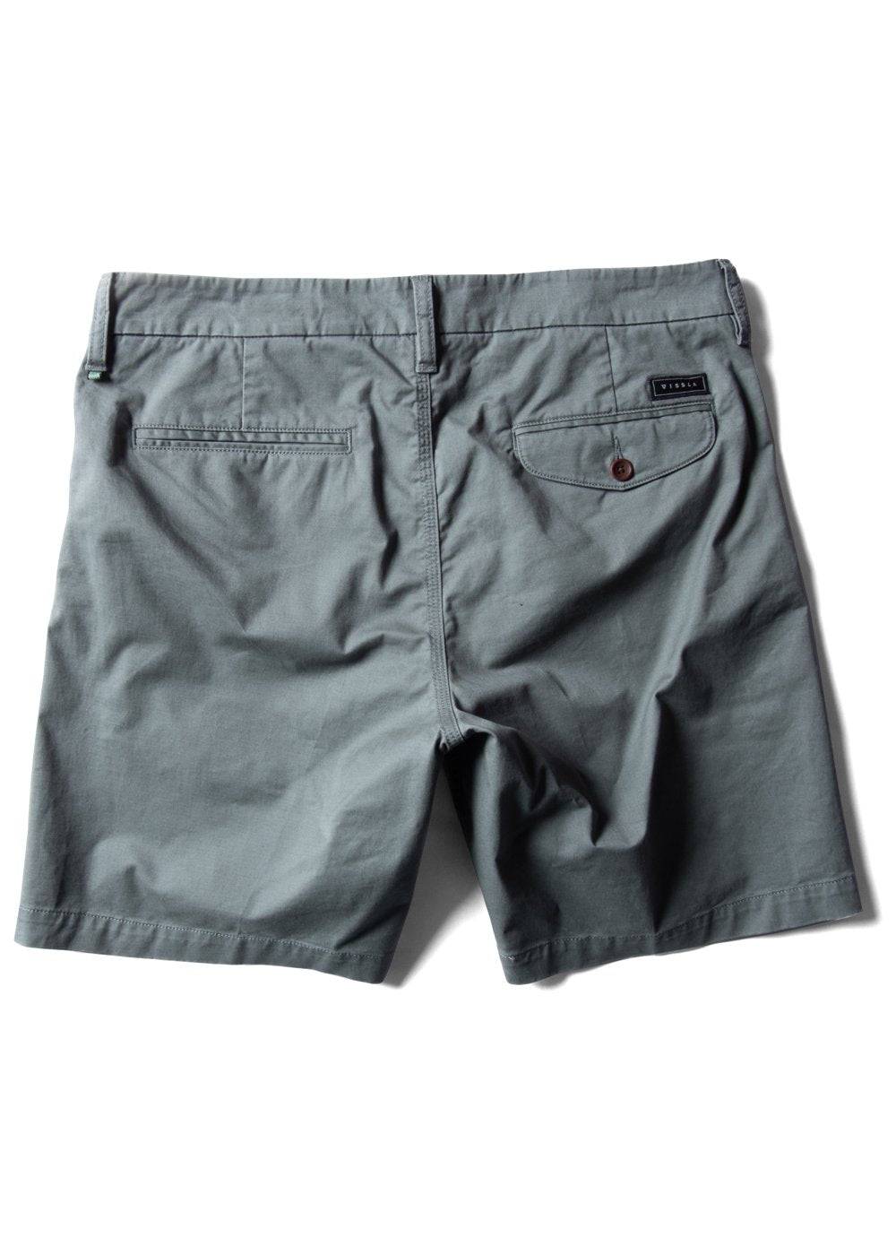 Vissla Men's No See Ums 18 Inch Chino Shorts, Organic Cotton Stretch