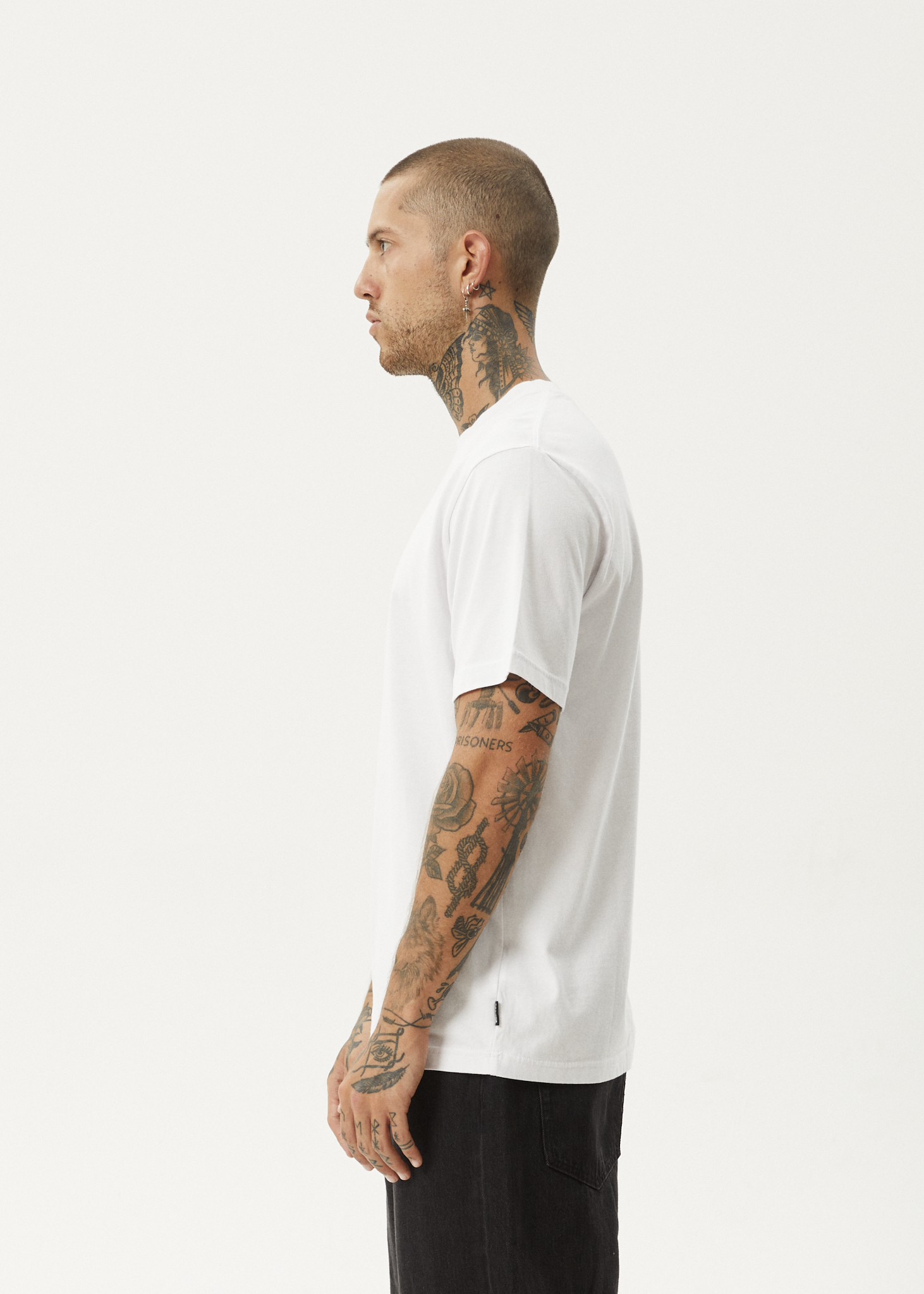 Afends Men's Vinyl Retro T-Shirt, Recycled Cotton Blend