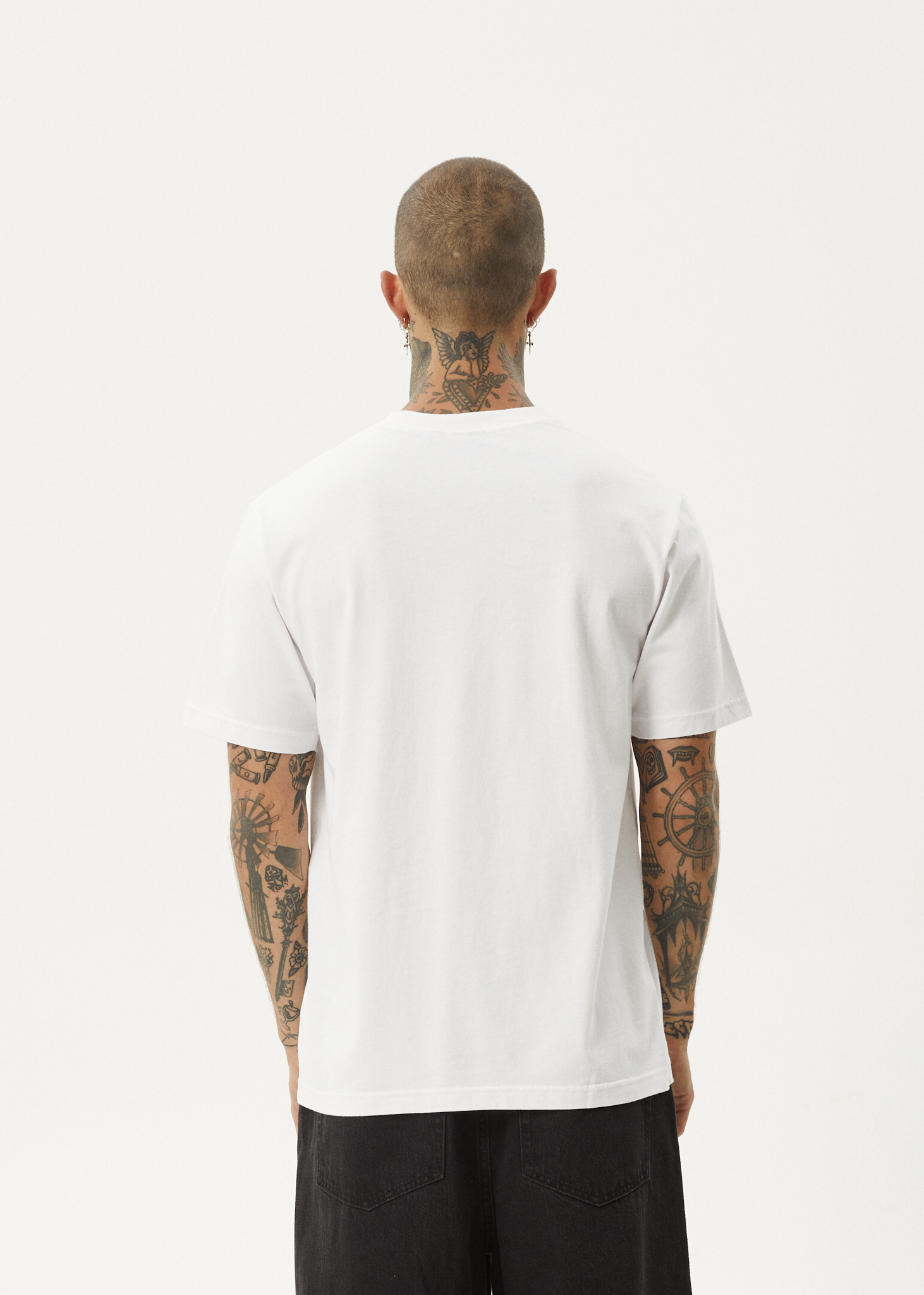 Afends Men's Vinyl Retro T-Shirt, Recycled Cotton Blend