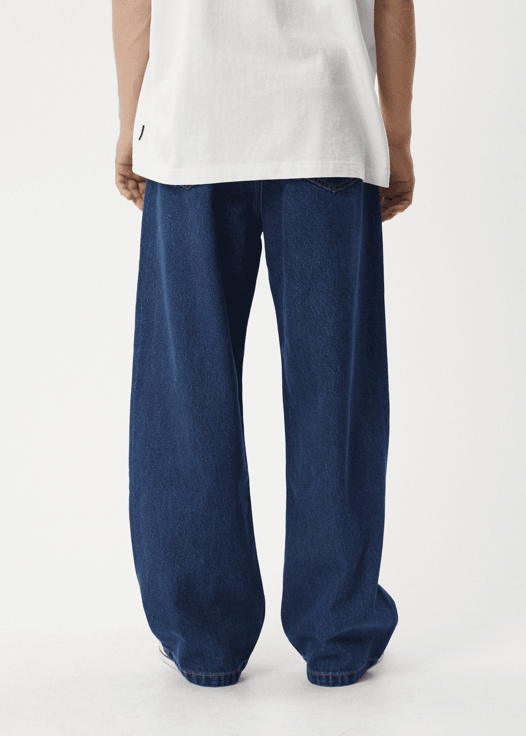 Afends Men's Pablo Baggy Jeans, Hemp Blend Denim