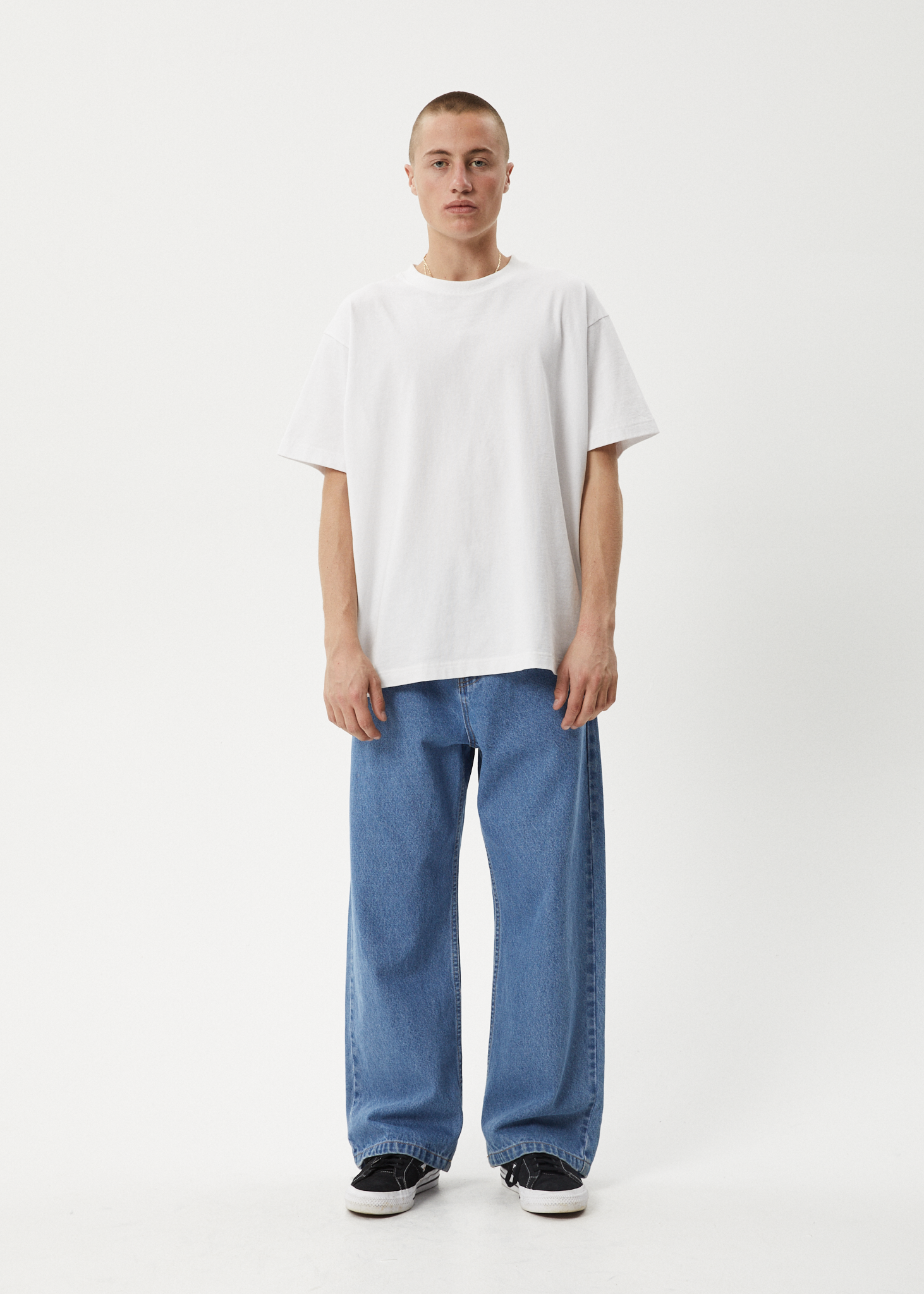 Afends Men's Pablo Baggy Jeans, Hemp Blend Denim