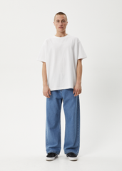 Afends Men's Pablo Baggy Jeans, Hemp Blend Denim