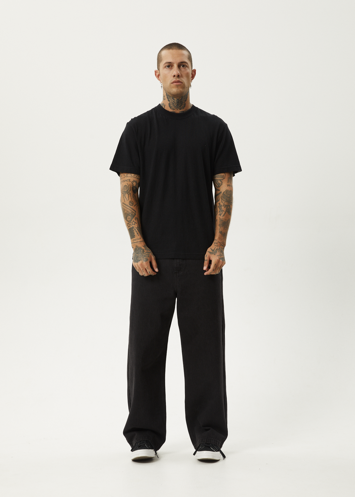 Afends Men's Classic Retro T-Shirt, Hemp Cotton Blend