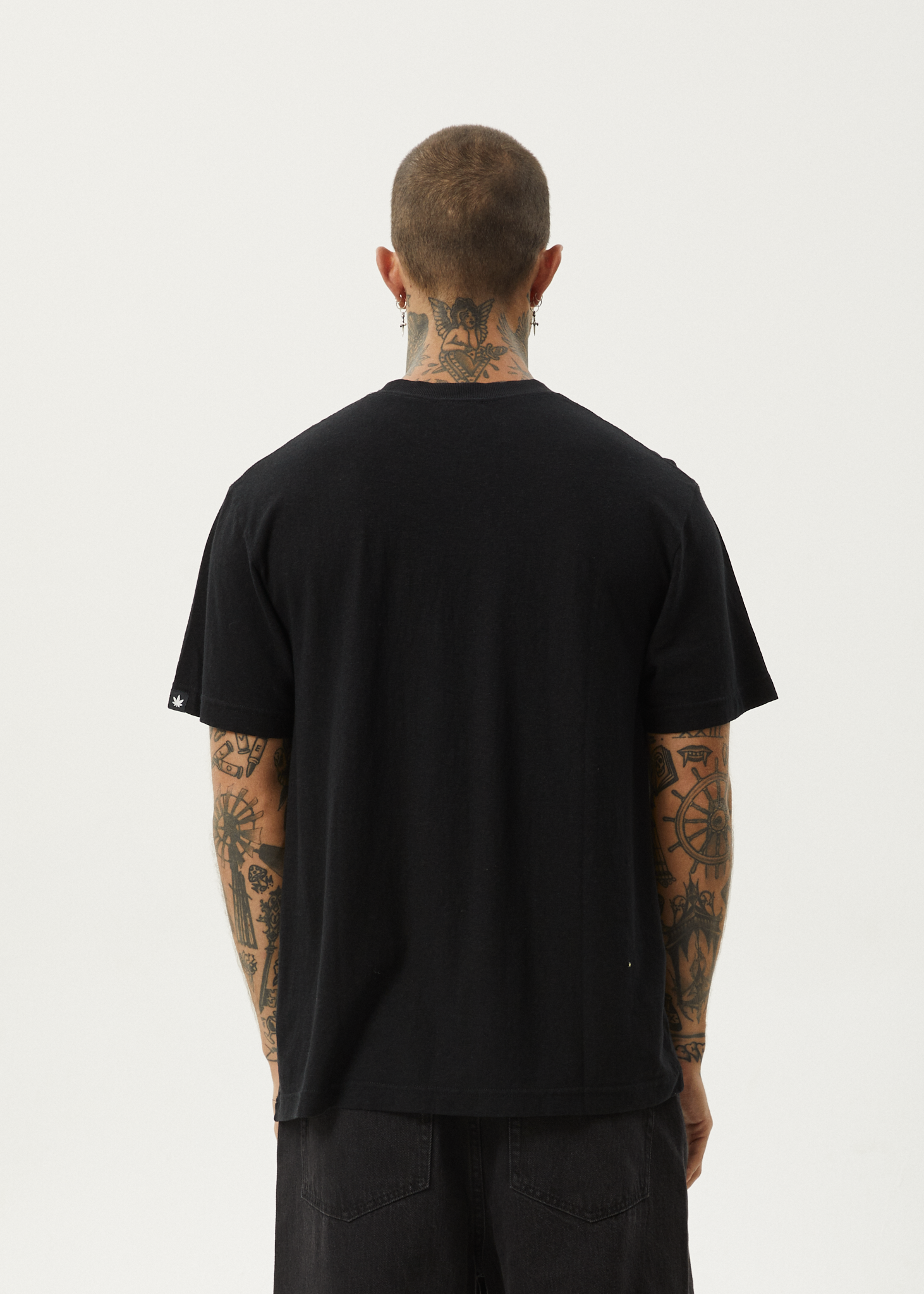 Afends Men's Classic Retro T-Shirt, Hemp Cotton Blend