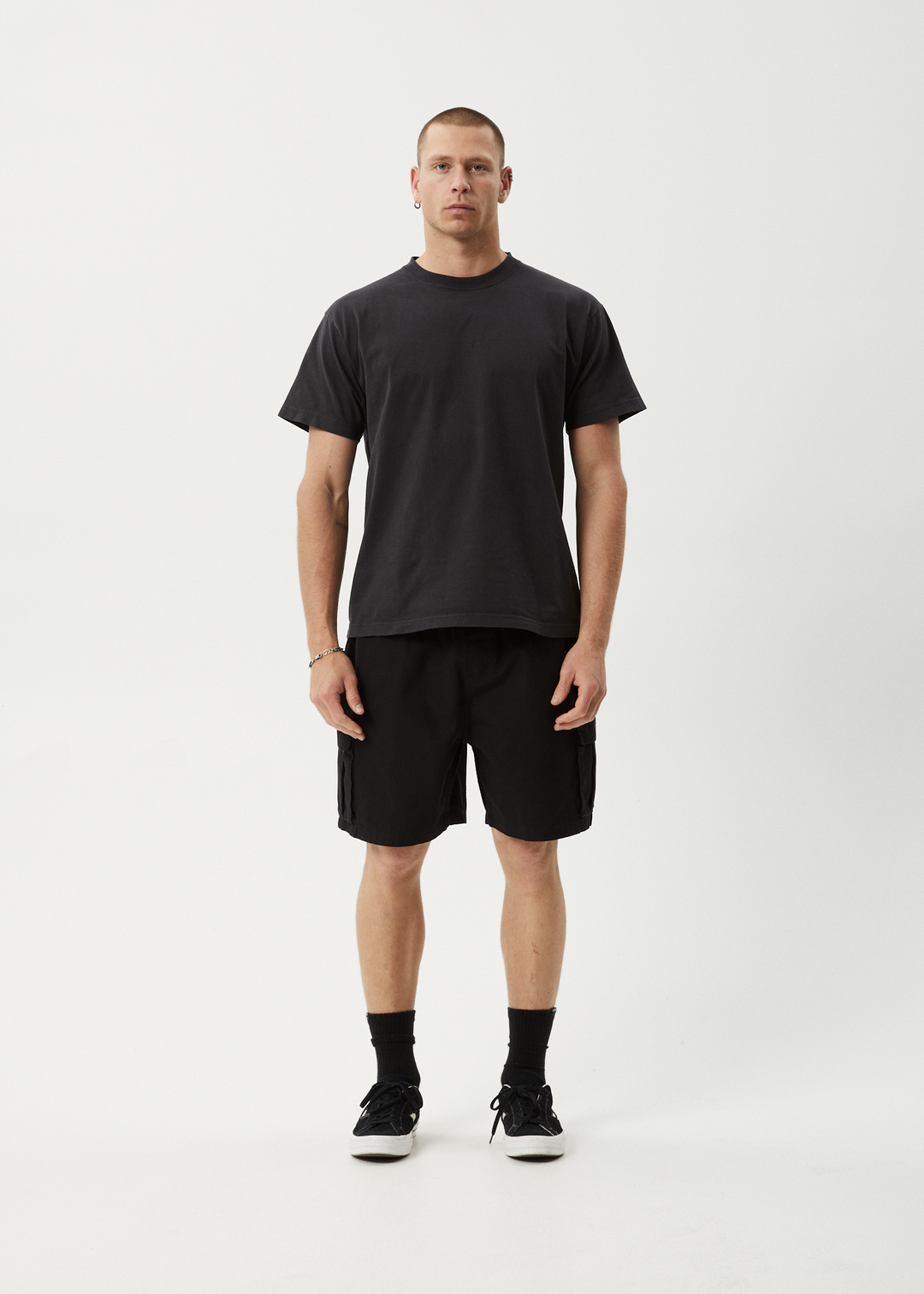 Afends Men's Ripped Out 98 Oversized Cargo Shorts, Organic Cotton