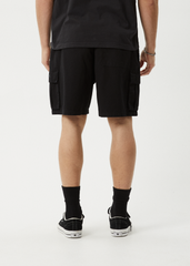 Afends Men's Ripped Out 98 Oversized Cargo Shorts, Organic Cotton