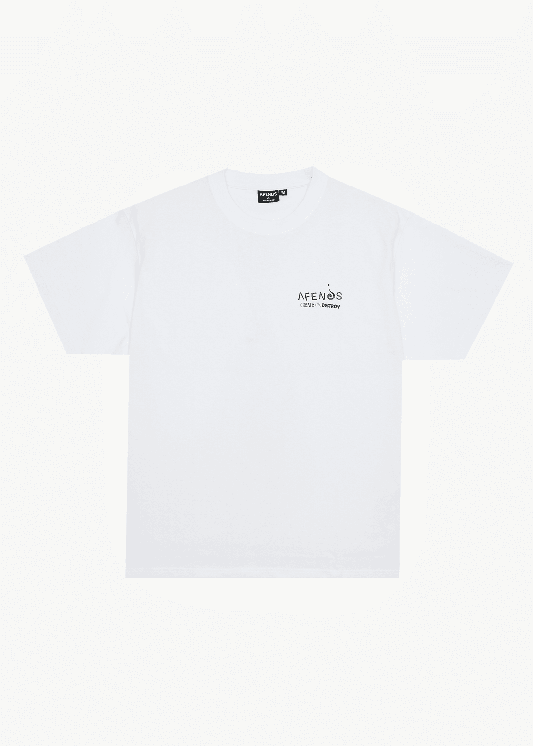Afends Men's Mind Over Boxy T-Shirt, 240gsm Recycled Cotton Blend