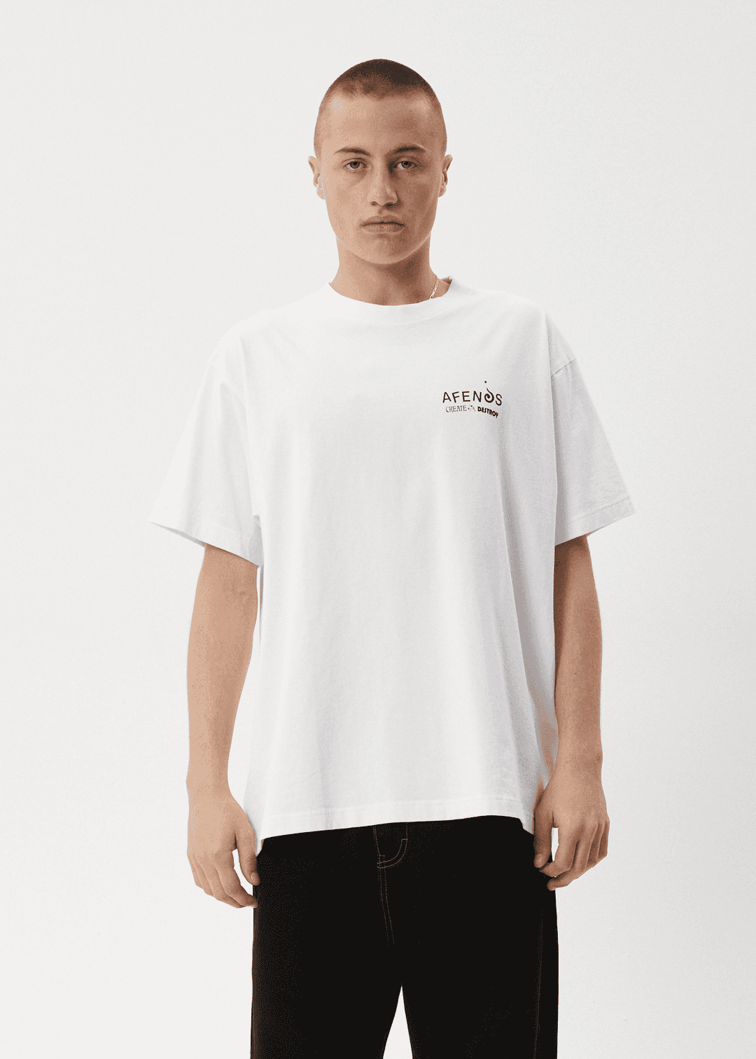Afends Men's Mind Over Boxy T-Shirt, 240gsm Recycled Cotton Blend