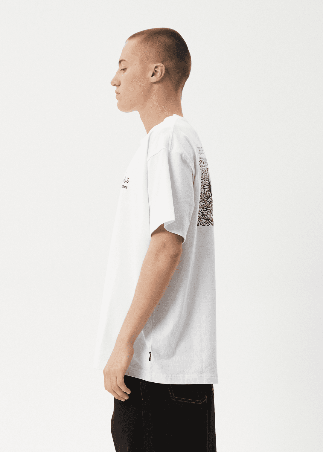 Afends Men's Mind Over Boxy T-Shirt, 240gsm Recycled Cotton Blend