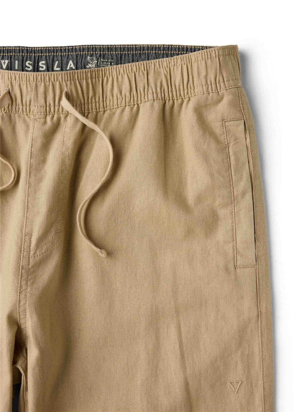 Vissla Men's Rails Trousers, 55% Linen 45% Organic Cotton