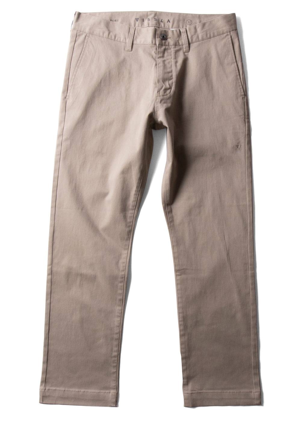 Vissla Men's Creators Port Chino Trousers, Relaxed Fit Stretch Twill
