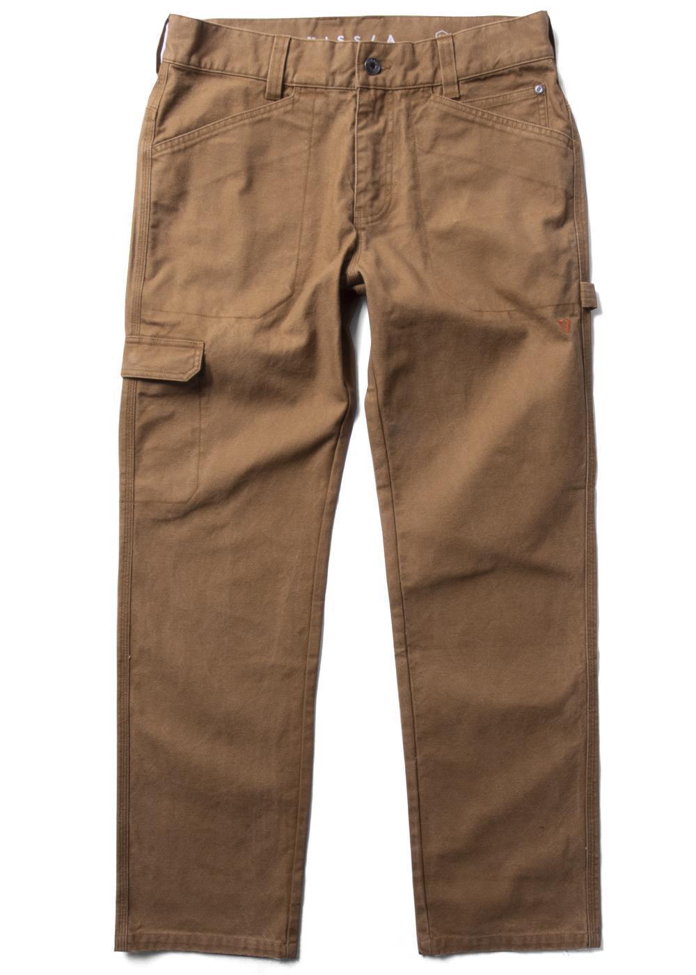Vissla Men's Creators Grit Canvas Work Trousers, 10.6 oz Cotton