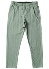 Vissla Men's Natural Dye Elastic Trousers, Linen and Organic Cotton