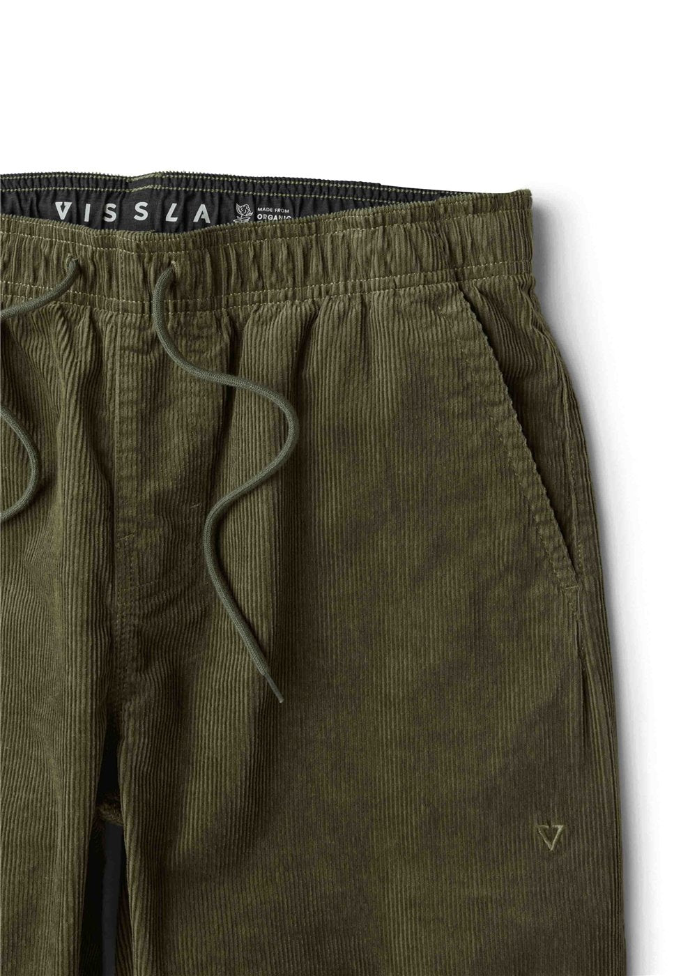 Vissla Men's No See Ums Cord Elastic Trousers, 12 Wale Corduroy