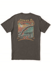 Vissla Men's Drain Pipes T-Shirt, Cosmic Wash Cotton Blend