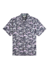 Vissla Men's Tropical Short Sleeve Shirt, Tencel and Linen