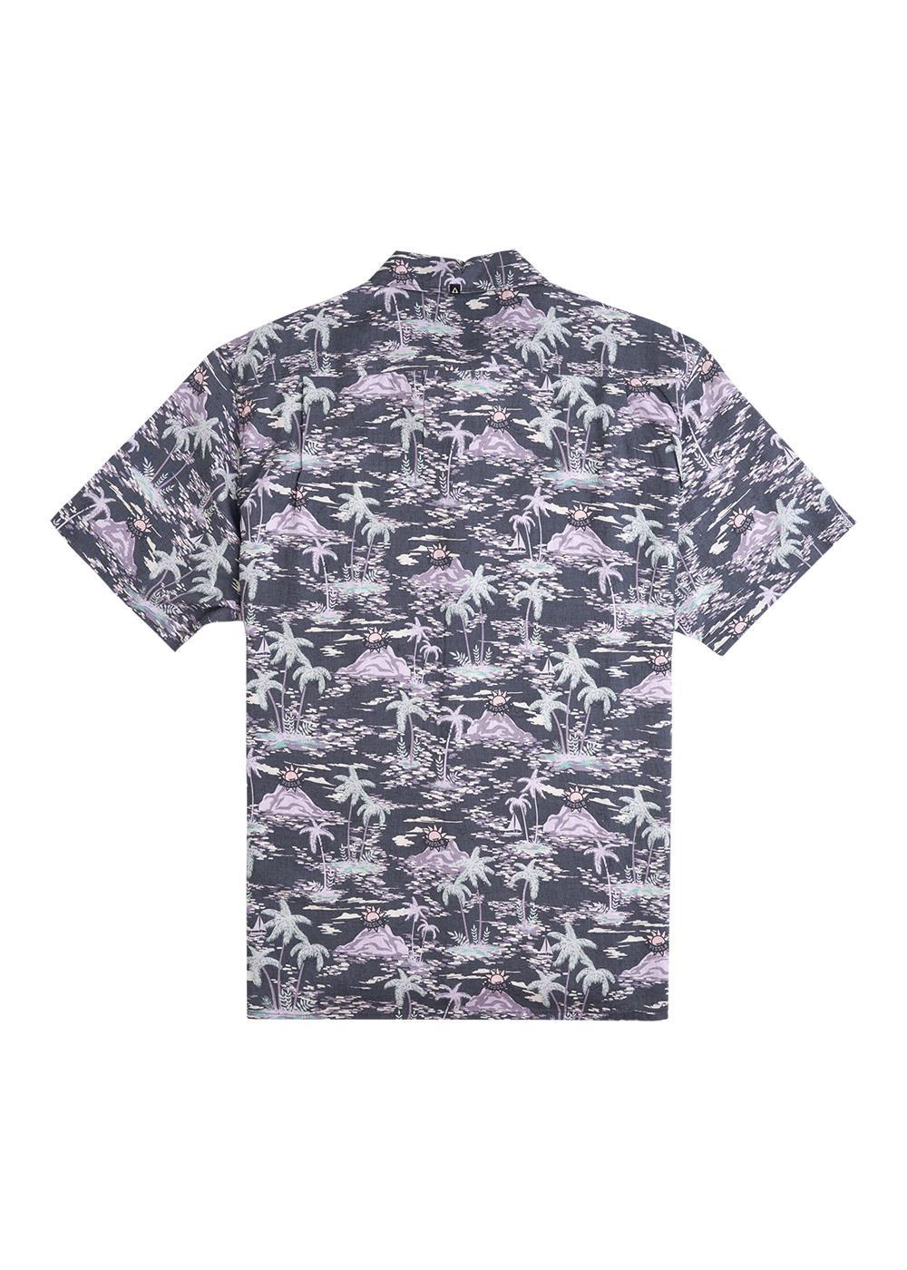 Vissla Men's Tropical Short Sleeve Shirt, Tencel and Linen
