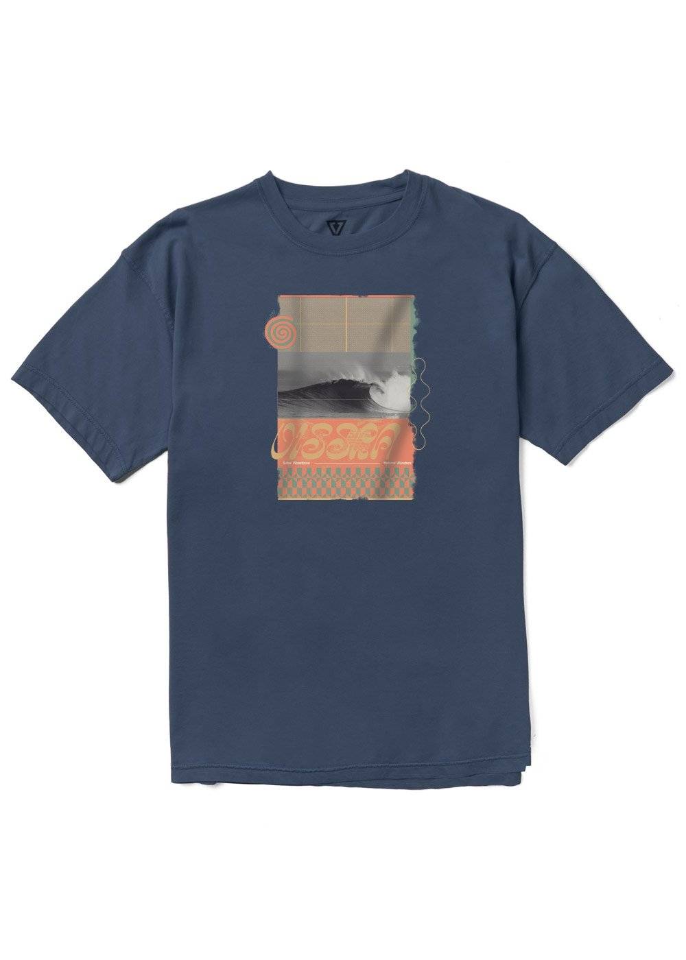 Vissla Men's Foam Ball T-Shirt, GOTS Organic Cotton