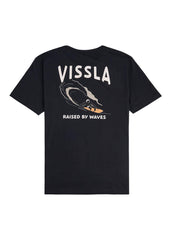 Vissla Men's Raised By Waves Short Sleeve T-Shirt, Organic Cotton