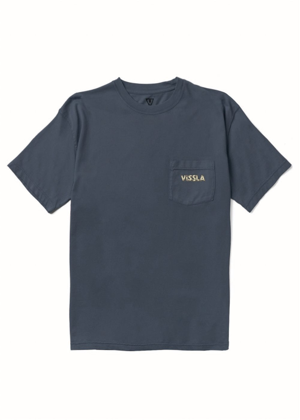 Vissla Men's Cutting Edge Pocket T-Shirt, GOTS Organic Cotton