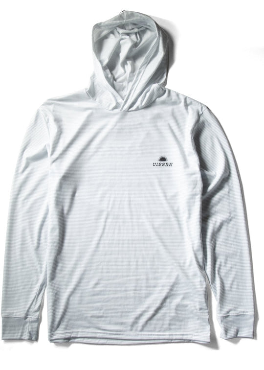 Vissla Men's Box Comp Lite Hooded Long Sleeve T-Shirt, Recycled Blend