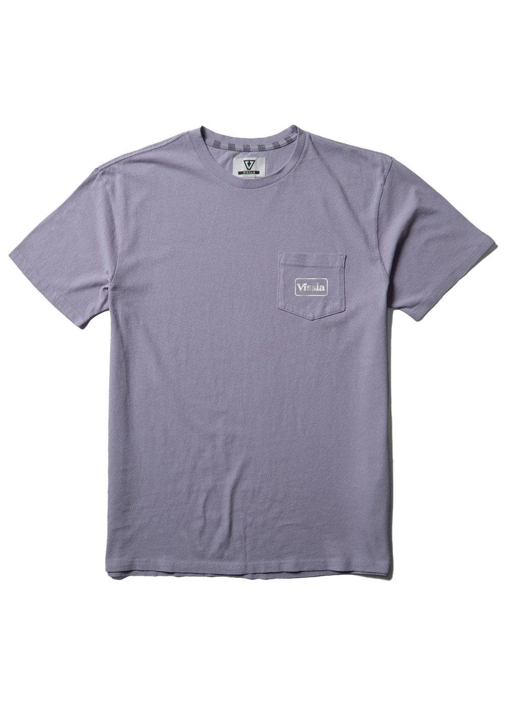 Vissla Men's Coastwide Pocket T-Shirt, Pigment Dyed Cotton