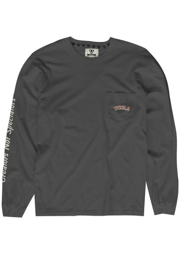 Vissla Men's Extra Strength Long Sleeve Pocket T-Shirt, Cotton