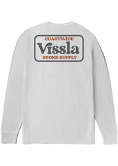Vissla Men's Coastwide Long Sleeve Pocket T-Shirt, Cotton