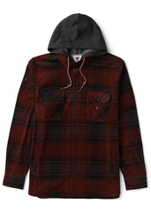 Vissla Men's Eco-Zy Hooded Shirt Jacket, Recycled Polyester Fleece