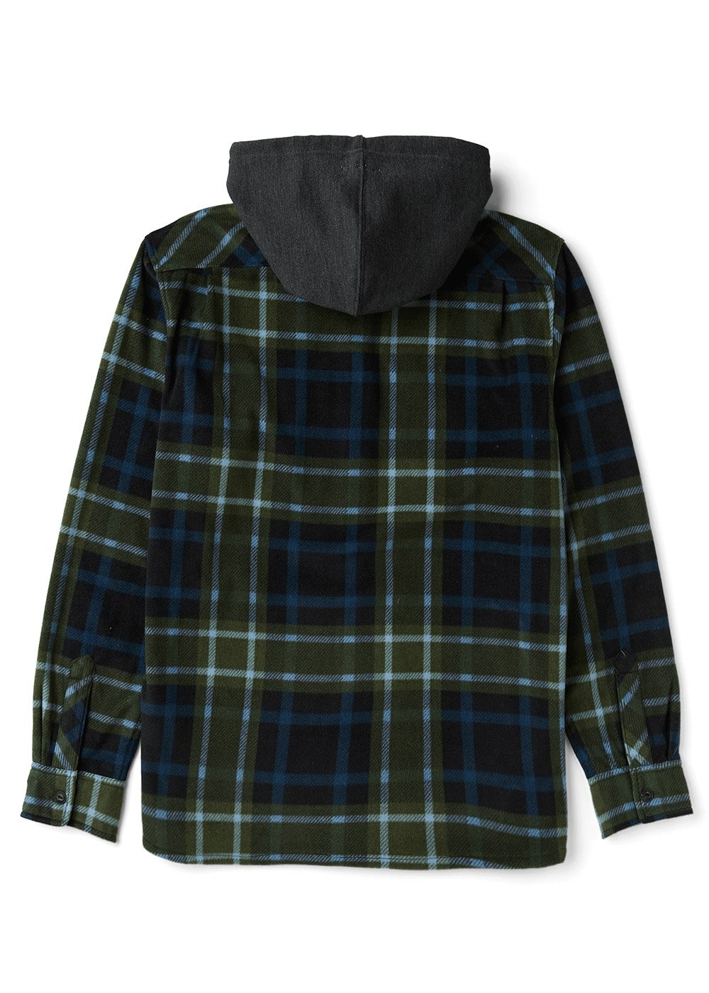 Vissla Men's Eco-Zy Hooded Shirt Jacket, Recycled Polyester Fleece