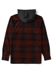 Vissla Men's Eco-Zy Hooded Shirt Jacket, Recycled Polyester Fleece