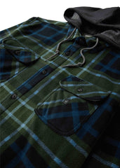Vissla Men's Eco-Zy Hooded Shirt Jacket, Recycled Polyester Fleece