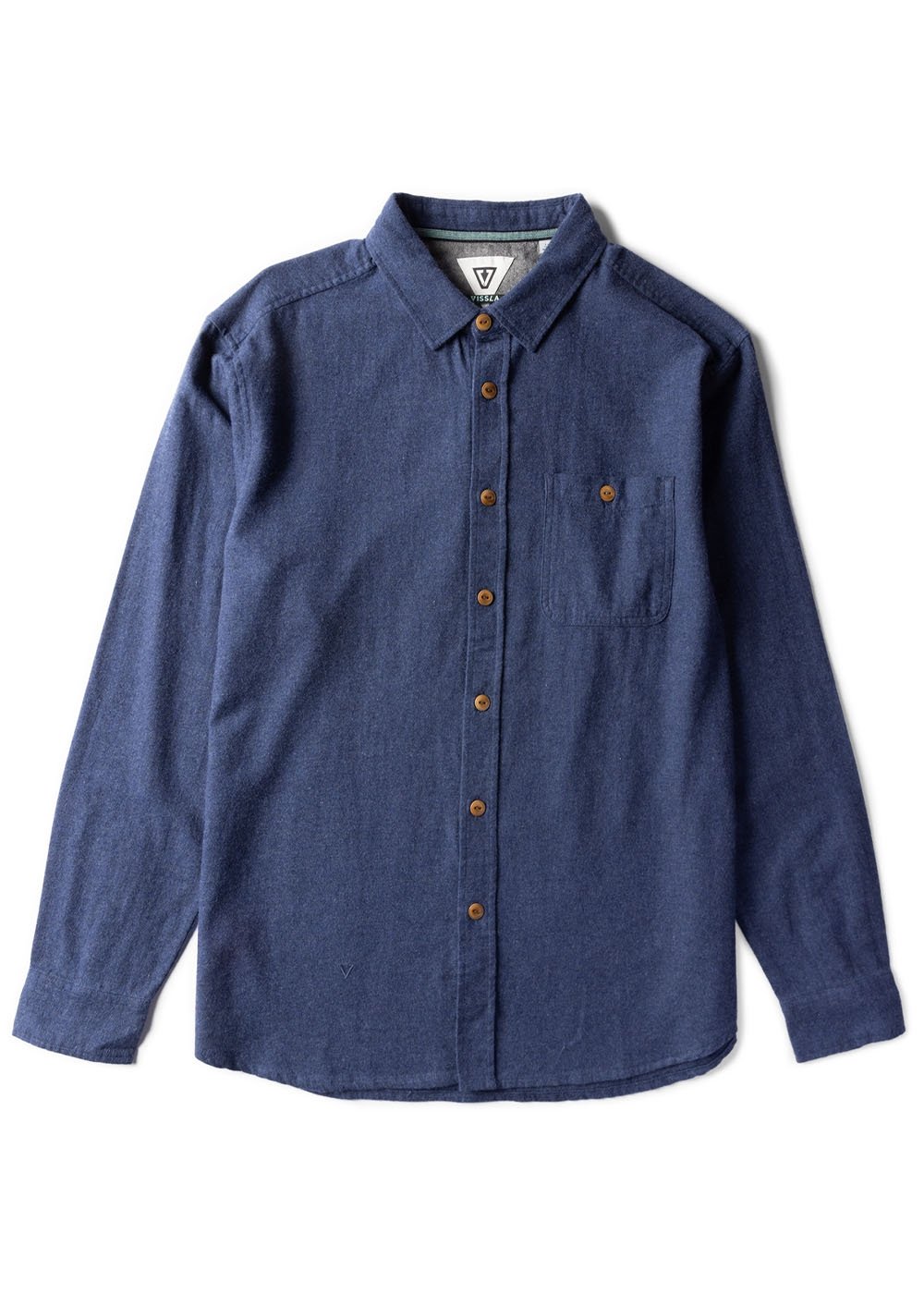 Vissla Men's Go To Flannel Shirt, Brushed Cotton