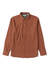 Vissla Men's Go To Flannel Shirt, Brushed Cotton