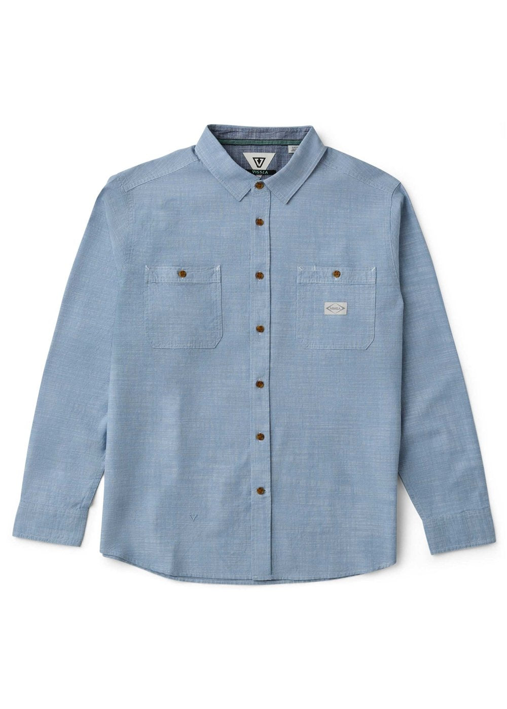 Vissla Men's Far Away Long Sleeve Shirt, Organic Cotton