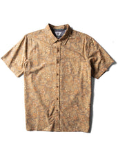 Vissla Men's Vagabond Short Sleeve Shirt, Organic Cotton Blend