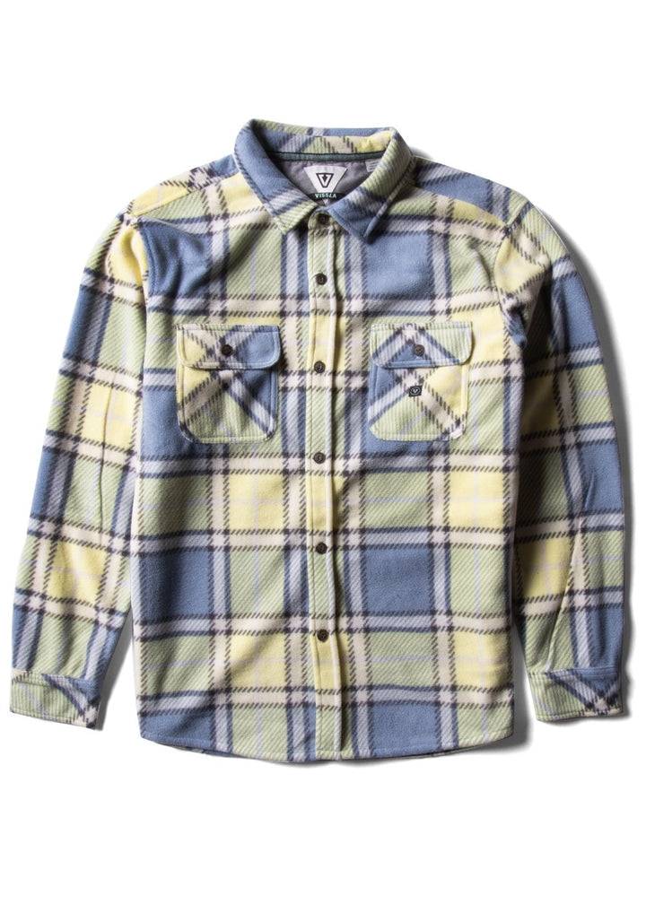 Vissla Men's Eco-Zy Polar Flannel Shirt, Recycled Polyester
