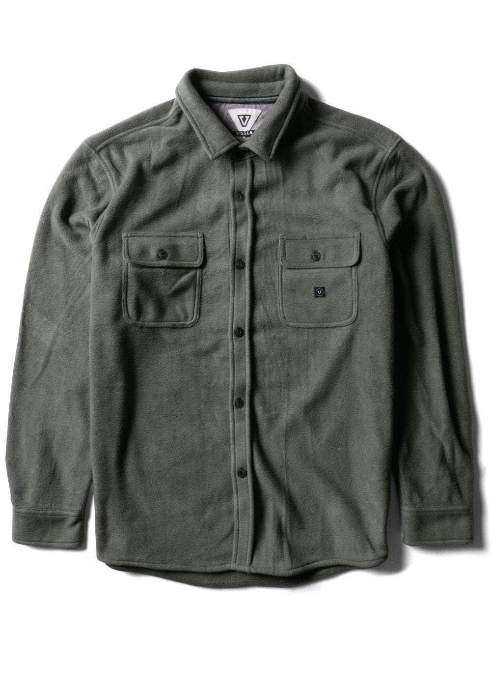 Vissla Men's Eco-Zy Polar Flannel Shirt, Recycled Polyester