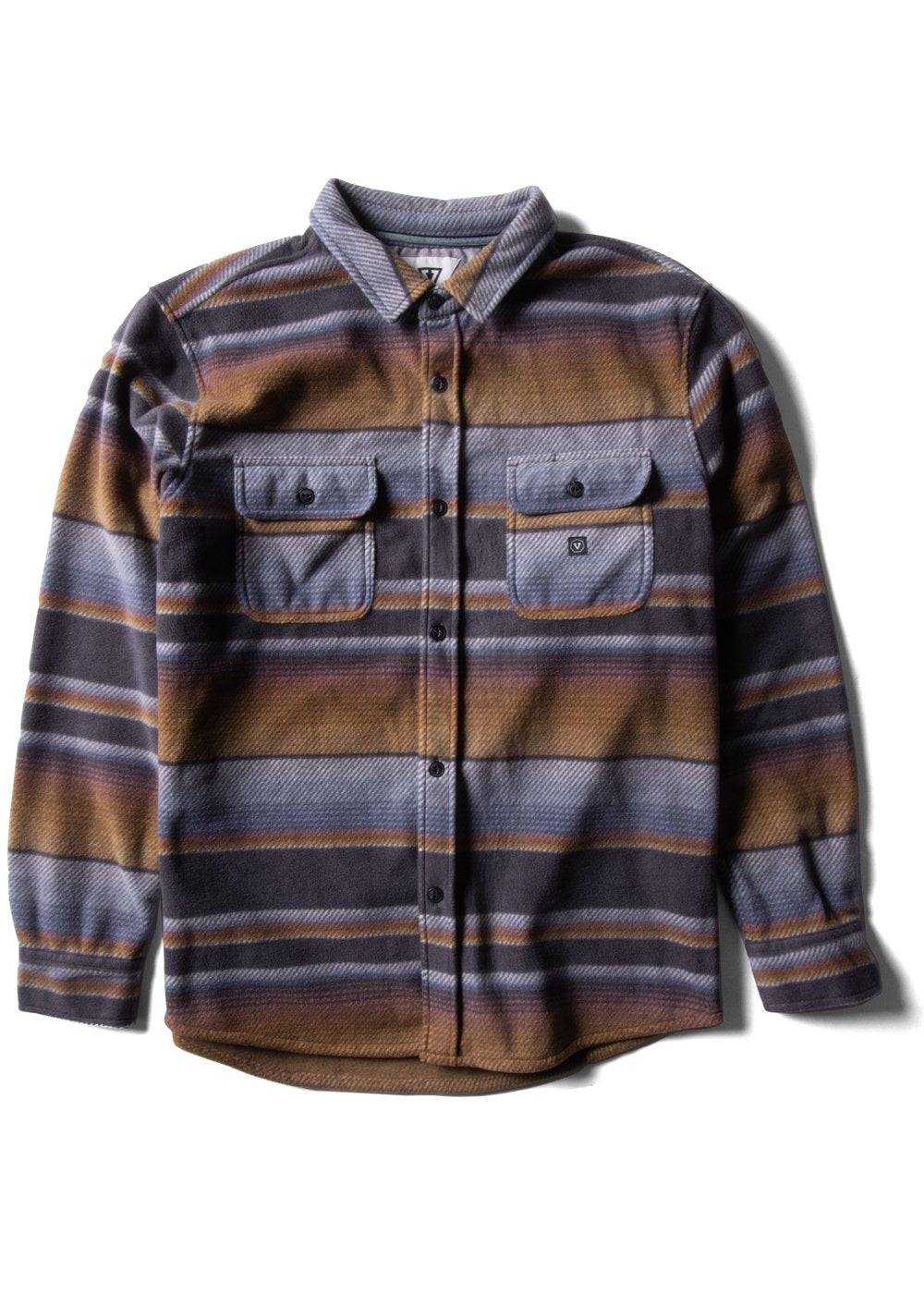 Vissla Men's Eco-Zy Polar Flannel Shirt, Recycled Polyester