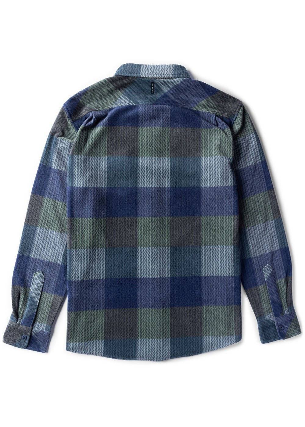 Vissla Men's Eco-Zy Polar Flannel Shirt, Recycled Polyester