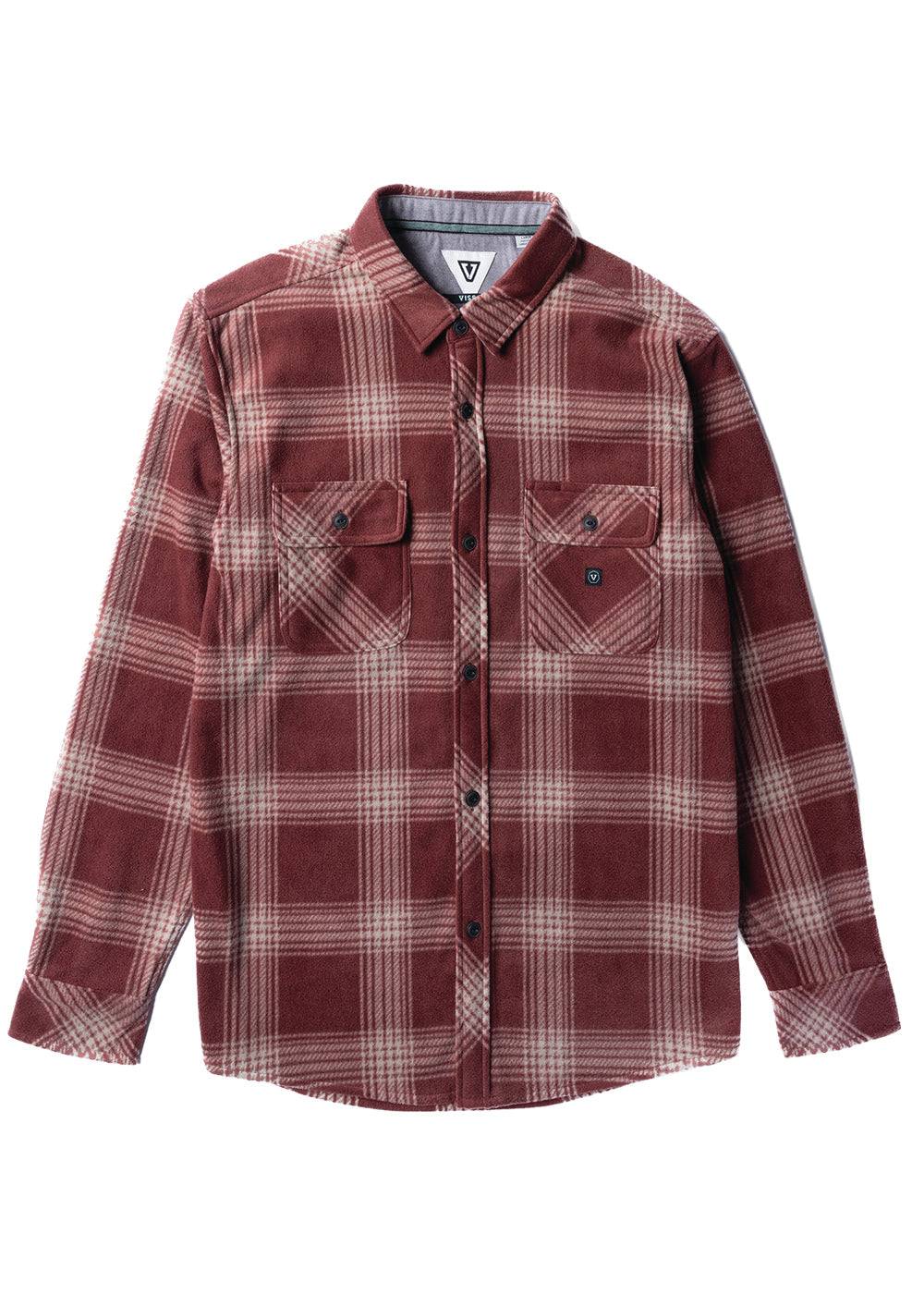 Vissla Men's Eco-Zy Polar Flannel Shirt, Recycled Polyester