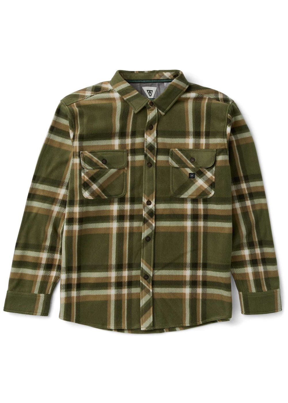 Vissla Men's Eco-Zy Polar Flannel Shirt, Recycled Polyester